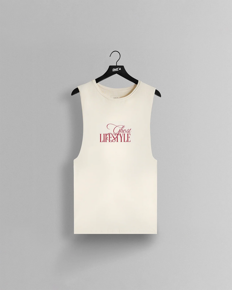 GHOST® COASTLINE SLEEVELESS TEE | NATURAL view 1