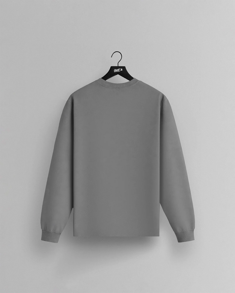 GHOST® CORE LOGO LONG SLEEVE | GREY