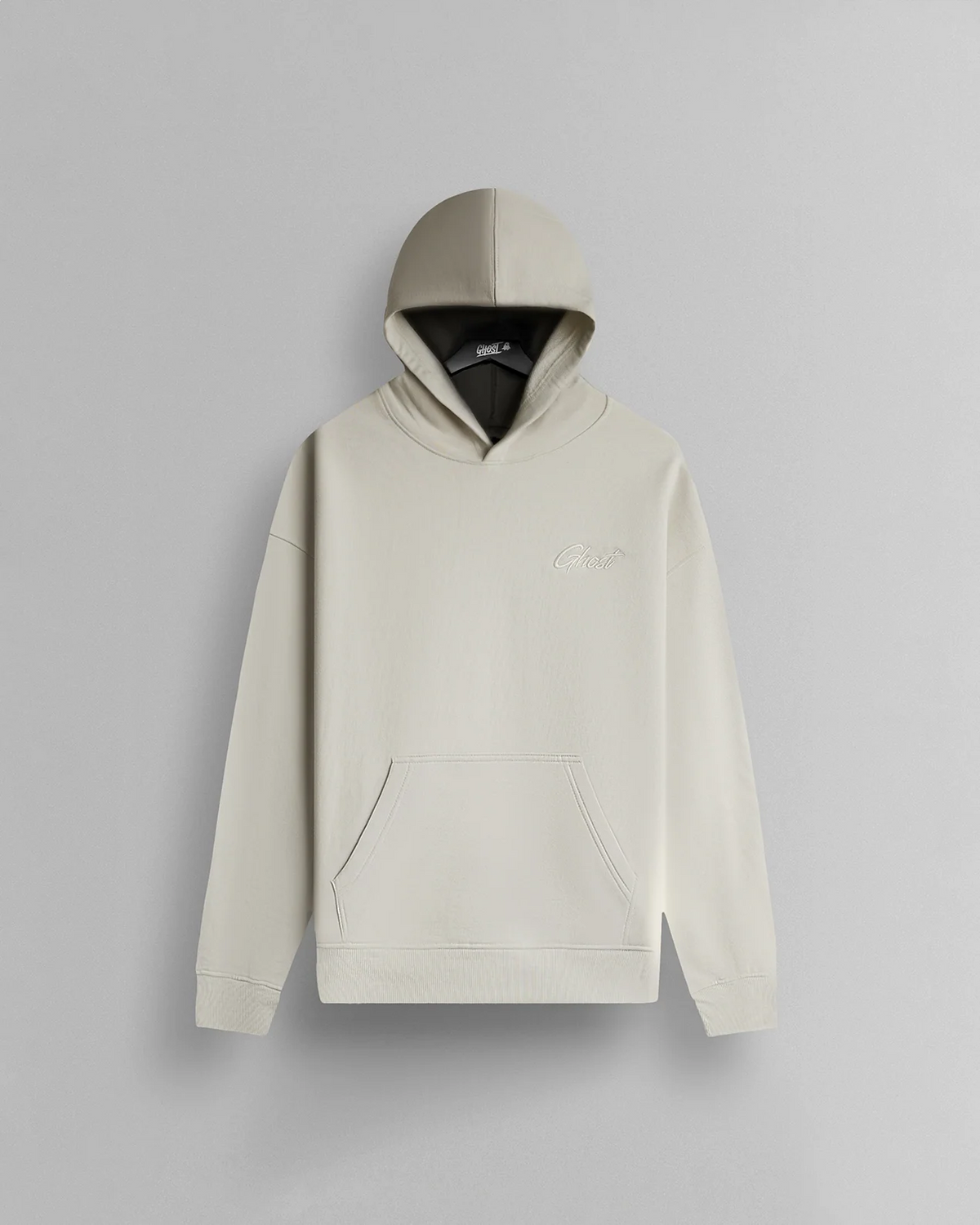 GHOST® CORE OVERSIZED HOODIE | CEMENT