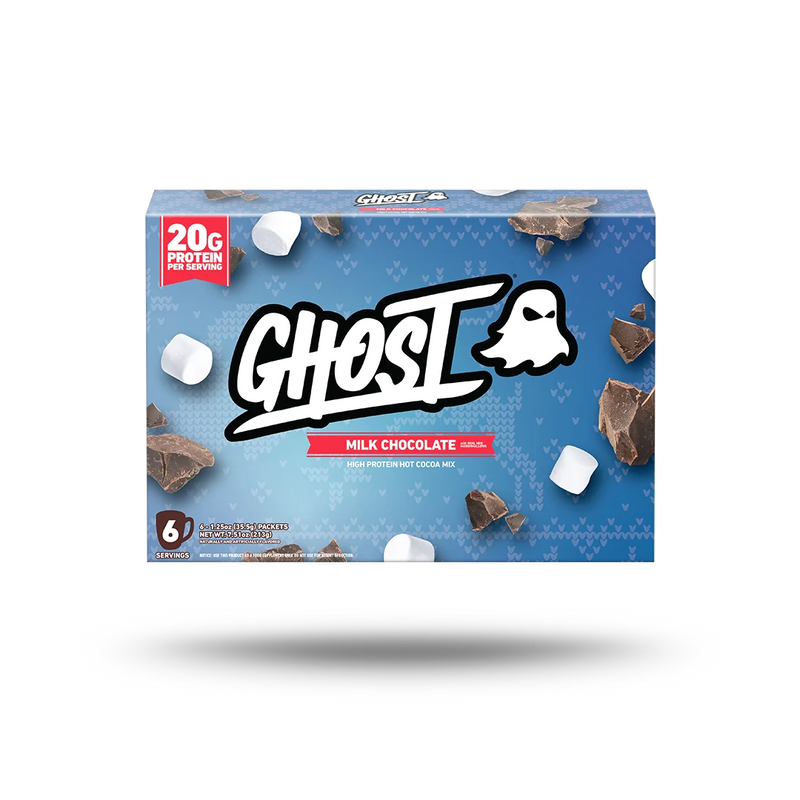 GHOST® HIGH PROTEIN HOT COCOA MIX | MILK CHOCOLATE