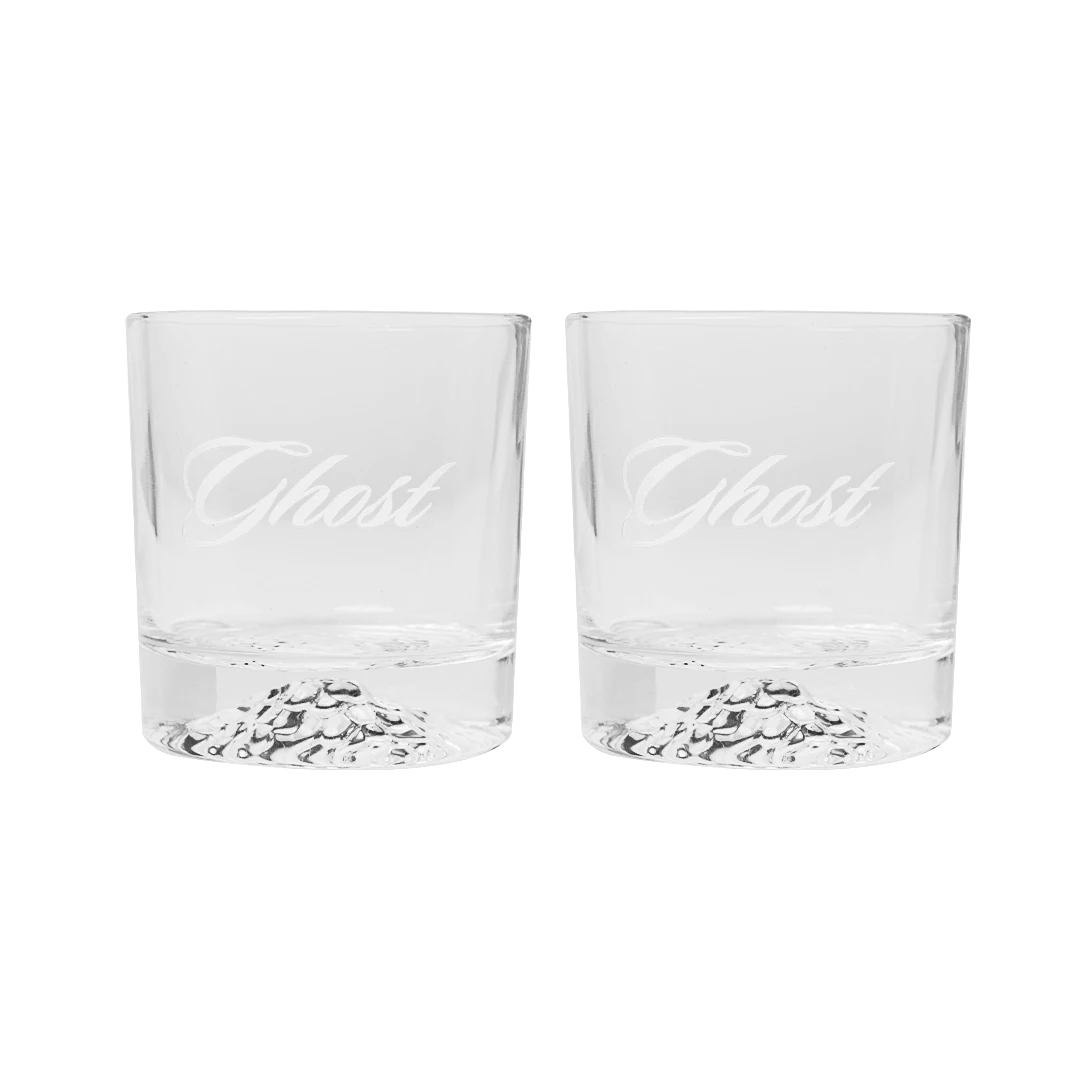 GHOST® ROCKS GLASS SET | CLEAR