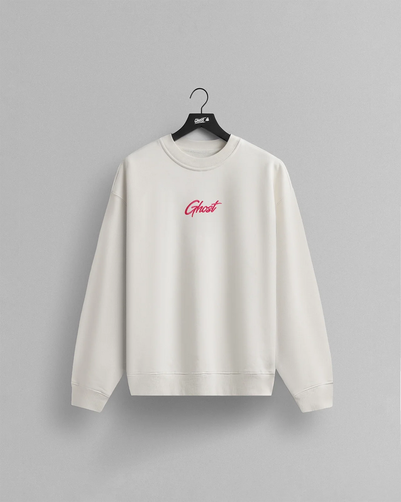 GHOST® STRIDES CREWNECK | NATURAL view 1