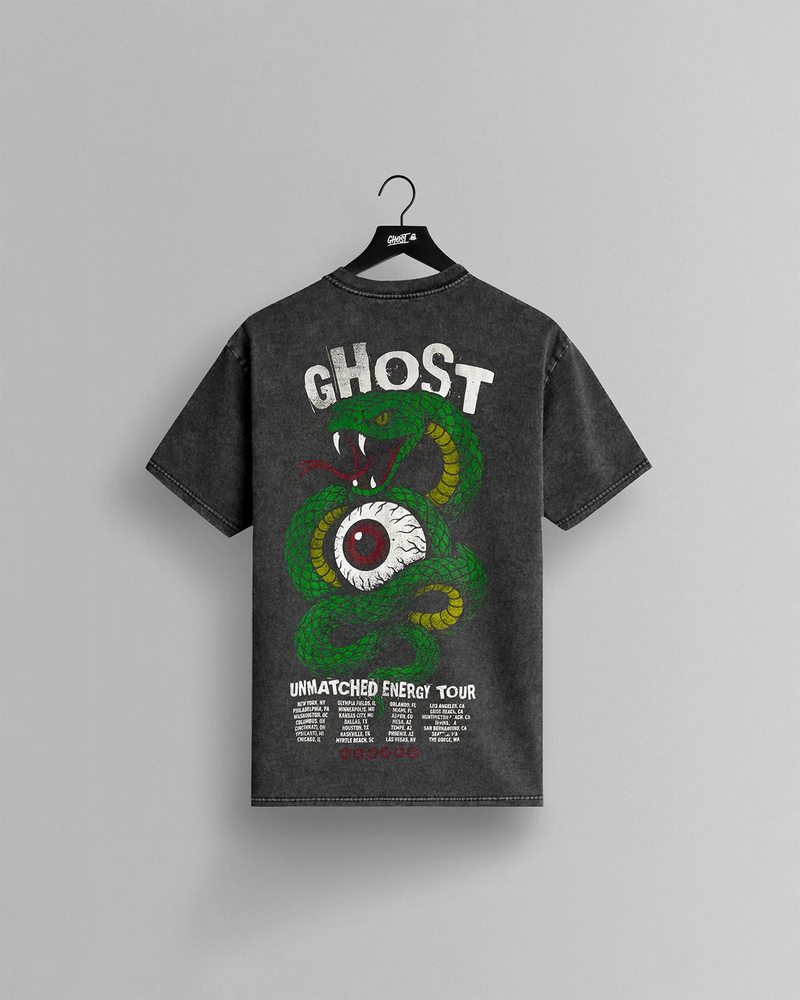 GHOST® UNMATCHED ENERGY TEE | FADED BLACK V1