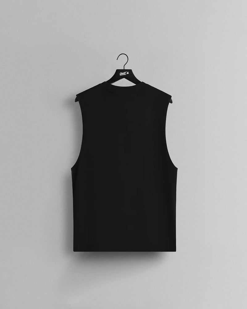 GHOST® WOODLAND SLEEVELESS TEE | BLACK view 2