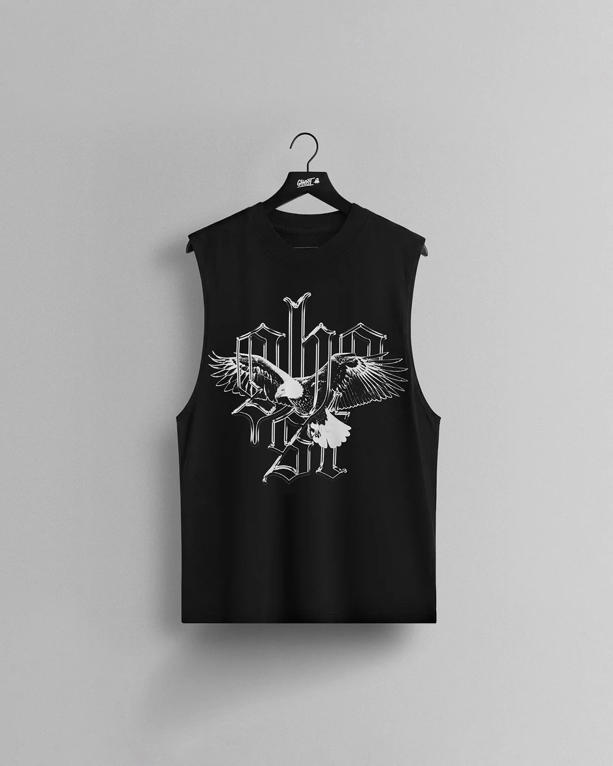 GHOST® WOODLAND SLEEVELESS TEE | BLACK