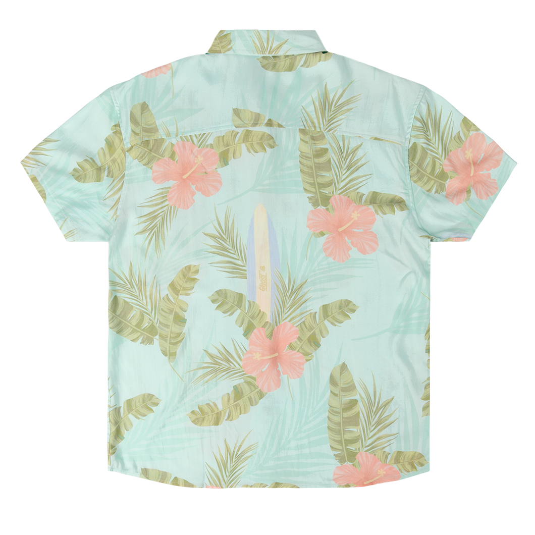 GHOST® FLORAL SHIRT | TEAL