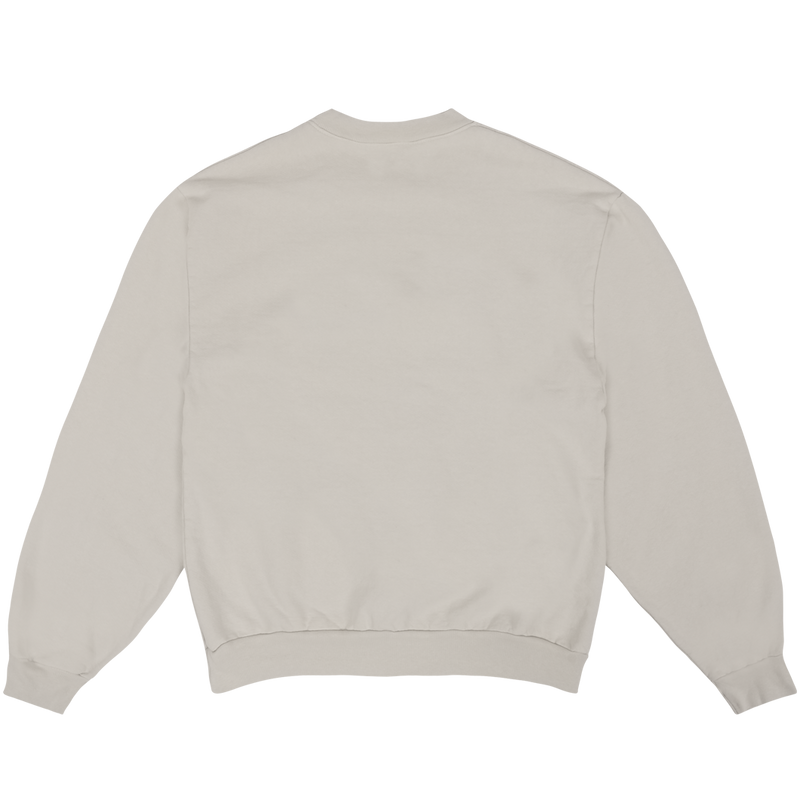 GHOST®  PREMIUM BASICS CREWNECK CEMENT
